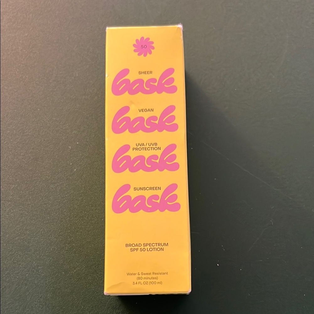 Bask Sheer Vegan Sunscreen SPF 50